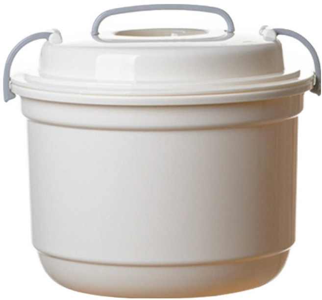 존글로벌 전자레인지 밥솥, 1개, 화이트