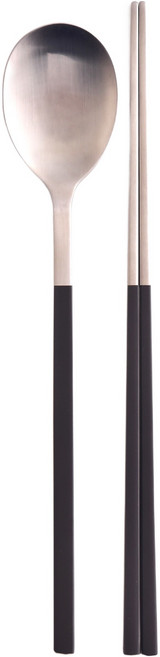 골든벨금속 컬러 팝 수저 세트, 다크 초콜렛, 1세트, 숟가락 + 젓가락