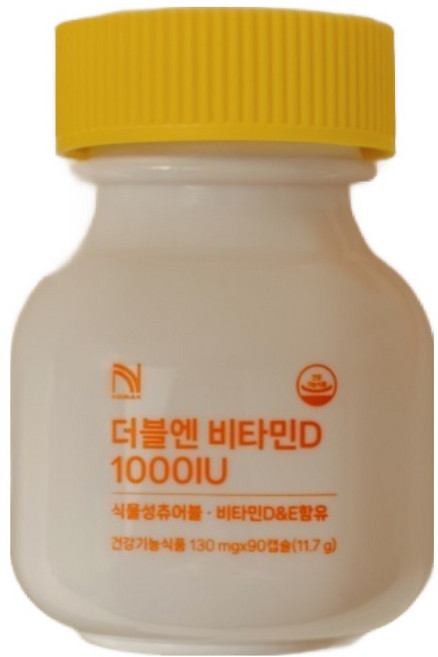 DOUBLEN 비타민D 1000IU 11.7g, 1개, 90정
