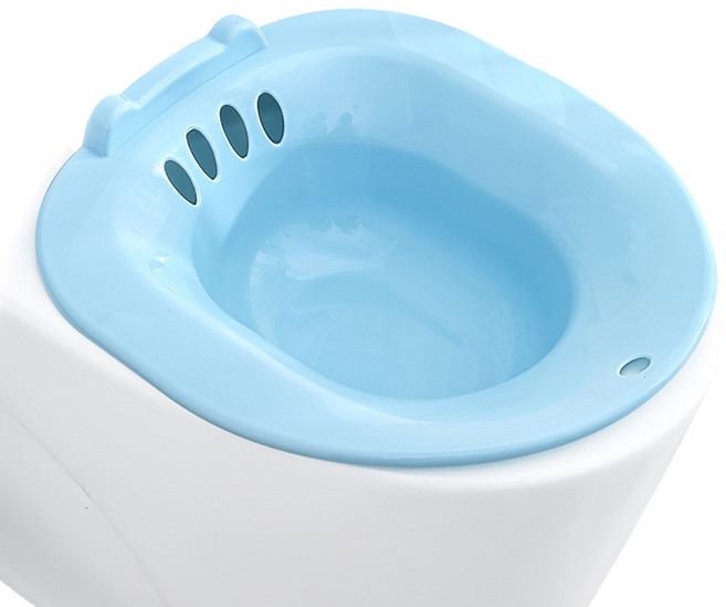 미르센트 여성용 임산부 가정용 변기 좌욕대야, 블루, 1개