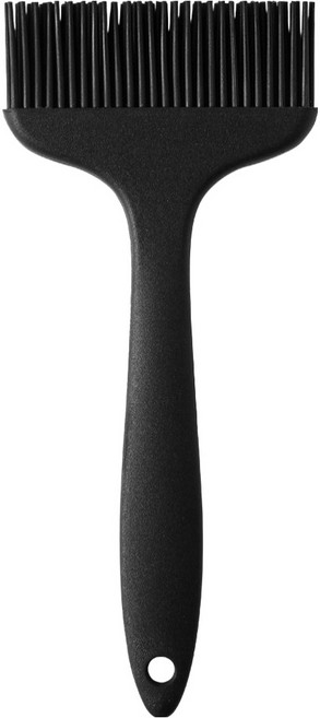 이지실리 실리콘 베이킹 오일 와이드 브러쉬, 블랙, 1개