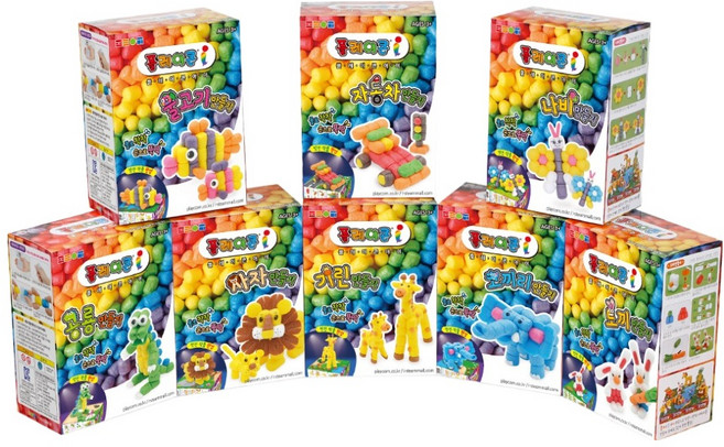 오션 플레이콘아이 만들기 8종세트, 혼합 색상, 1세트