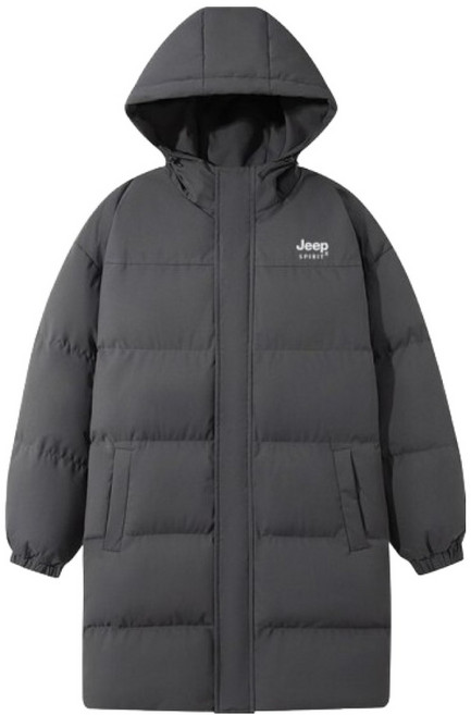 Jeep Spirit 男女通用 男女通用 連帽長版羽絨外套
