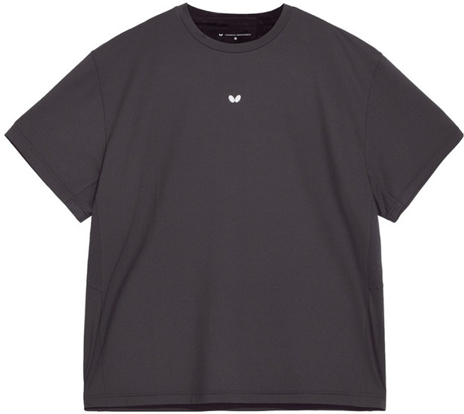 버터플라이 퀵 드라이 오버핏 숏 슬리브 티셔츠