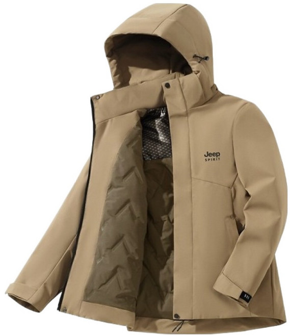 지프스피릿 남녀공용 아웃도어 안감 패딩점퍼