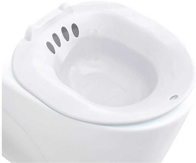 미르센트 여성용 임산부 가정용 변기 좌욕대야, 화이트, 1개