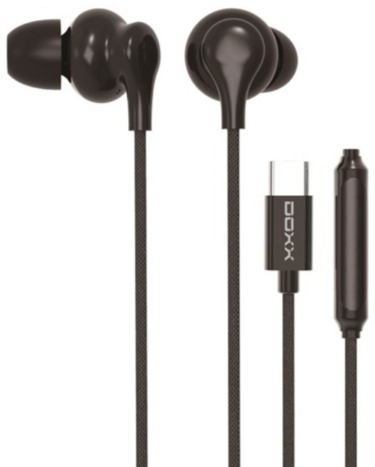DOXX Type-C 入耳式有線耳機 DX-CE200 黑色