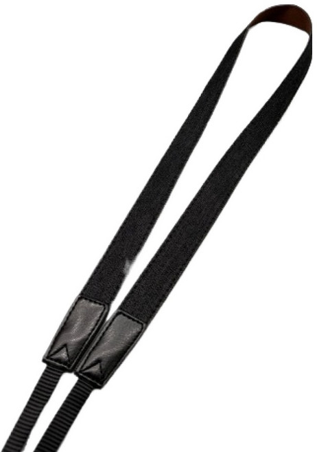 머니쿠션 카메라 넥 스트랩 2 x 146 cm, 1개, 블랙