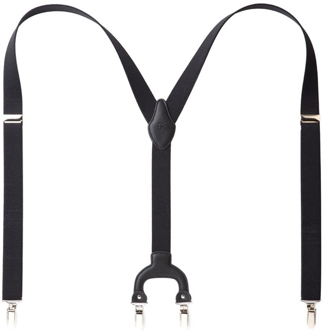 BLANC FLEUR 牛皮章魚款纖細素色吊帶