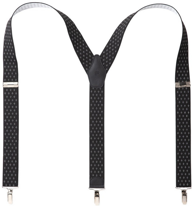 BLANC FLEUR 牛皮雪花圓點基本款吊帶