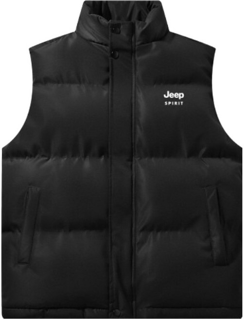 지프스피릿 남녀공용 베이직 패딩 베스트