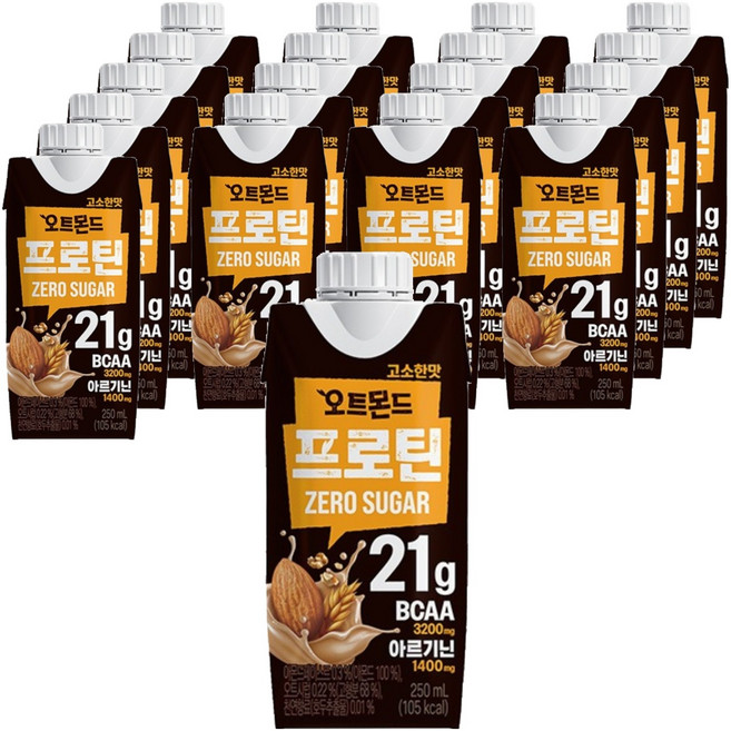오트몬드 프로틴 고소한맛, 250ml, 18개