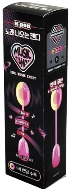 케이팝 노래 나오는 캔디 랜덤발송, 1개, 12g