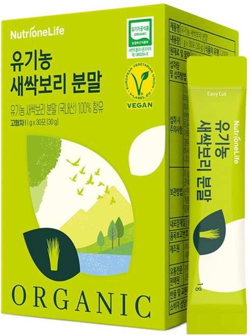 뉴트리원 유기농 새싹보리 분말 30p, 30g, 1개