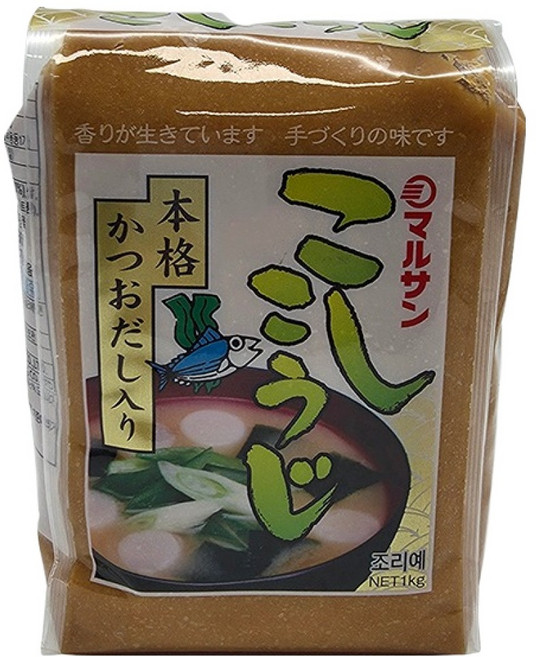 마루산 고시고우지 미소 조미된장, 1kg, 1개