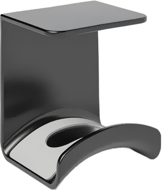 엔베스트 이어폰 다용도 책상용 헤드셋 거치대, 블랙, 1개, NV-HHC01