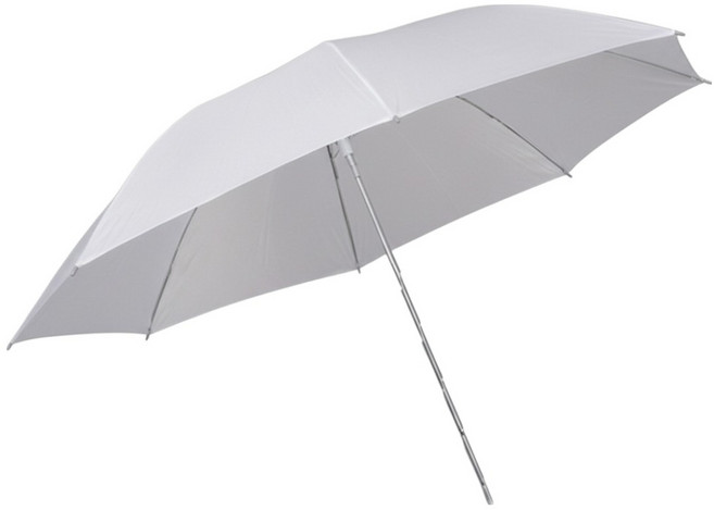 엠브레인 조명 촬영우산, 1개, 흰색