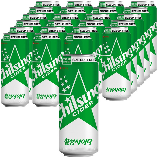 칠성사이다, 490ml, 24개