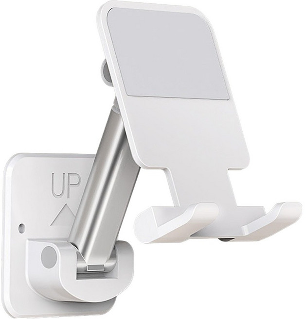 엔베스트 벽걸이홀더 핸드폰 태블릿 거치대, 화이트, 1개