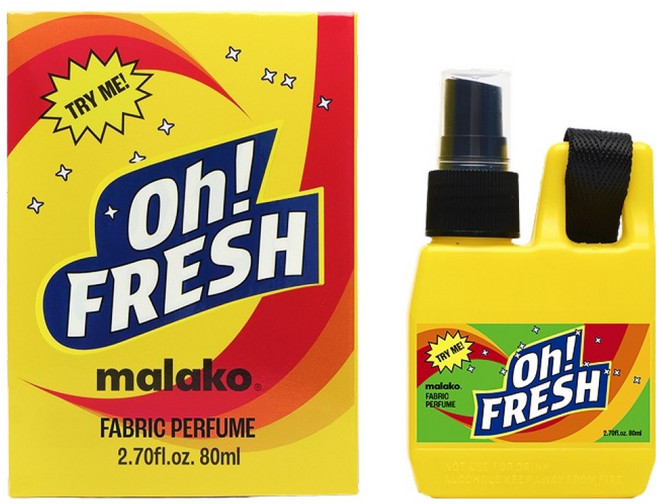 말라코 오! 프레쉬 섬유 향수, 로스트 체리(달콤한 체리향), 80ml, 1개