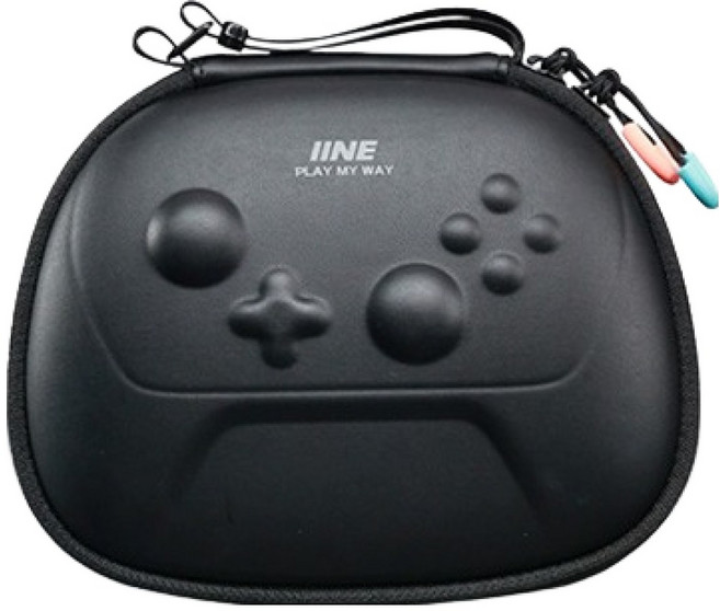 이이네 닌텐도 스위치2 프로콘2 컨트롤러 가방 케이스, 1개, 블랙, L1201