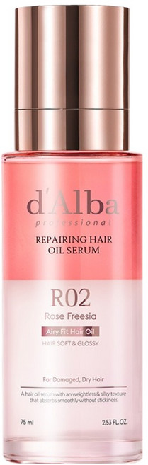 달바 프로페셔널 리페어링 헤어 오일 세럼, 1개, 75ml