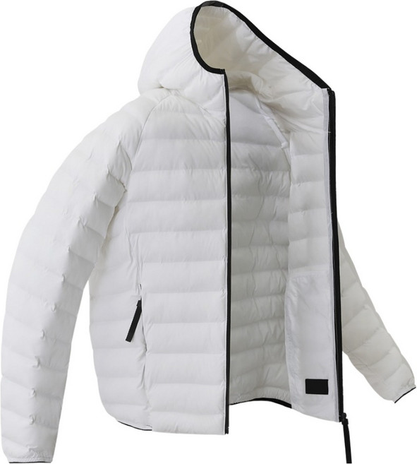 엠엔씨 남성용 다운라이크 심리스 후드 경량 패딩 MDPD243WS