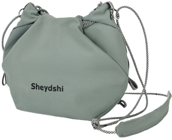 Sheydshi 모노 파우치 휴대용 간편 울트라 카메라 가방 31 x 11 x 20 cm, 22 그레이그린, 1개