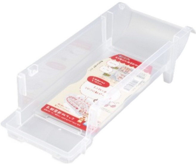 이노마타 냉장고 음료 요구르트 드링크 정리 트레이, 0378 클리어(1P), 1개