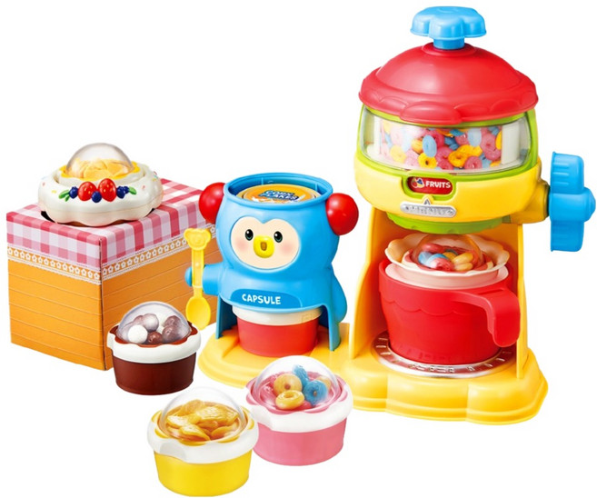 콩순이 시리얼 카페 주방놀이, 1개, 혼합색상