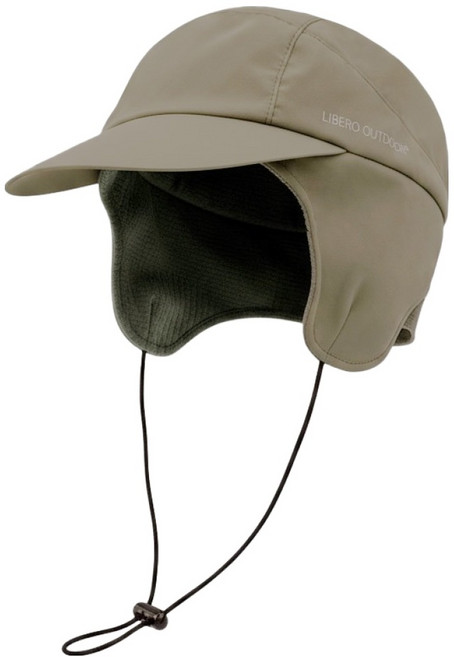 LIBERO 에스키 귀도리 모자, 카키