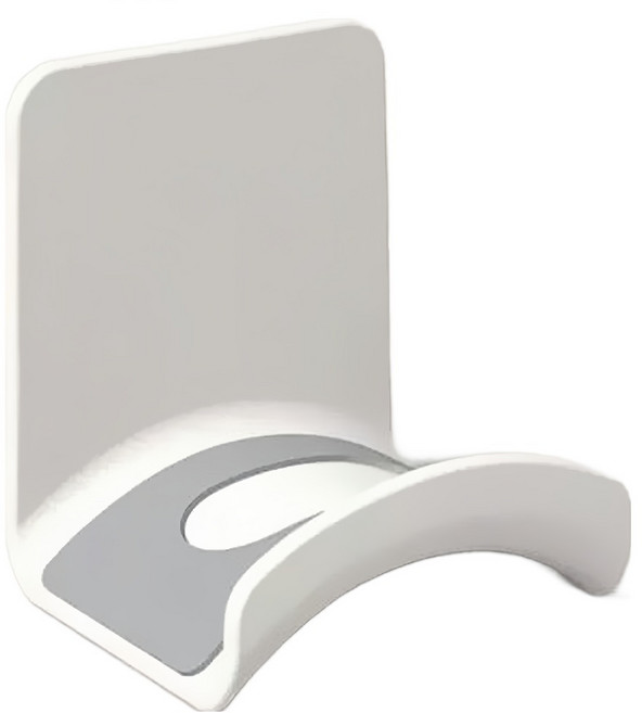 엔베스트 이어폰 다용도 벽걸이 헤드셋 거치대, 화이트, 1개, NV-HHC01