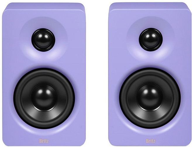 브리츠 블루투스 V5.3 홈스튜디오 모니터 스피커, 퍼플, BR-Monitor6