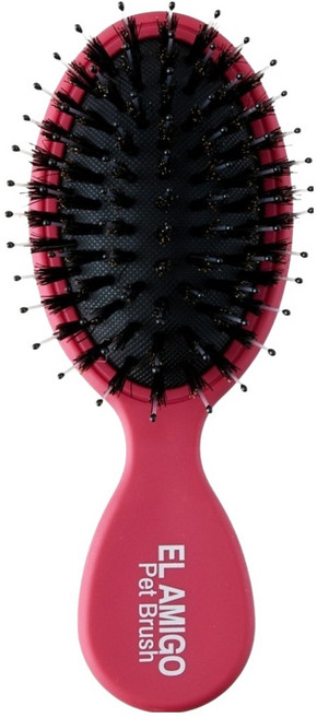 엘아미고 반려동물 브러쉬 140 x 55 mm, 비바마젠타, 1개