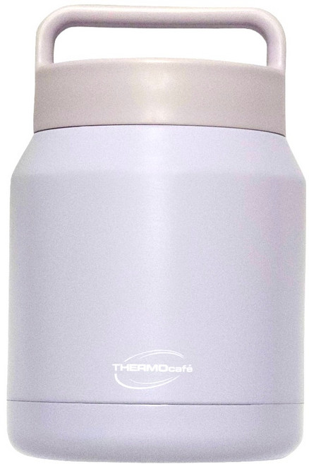 THERMOcafe 凱菲 不鏽鋼真空保溫罐 TCHF-650-PL, 丁香紫, 1個, 650ml