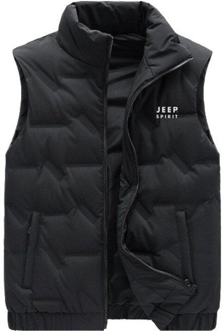 Jeep Spirit 男女通用下擺羅紋鋪棉背心