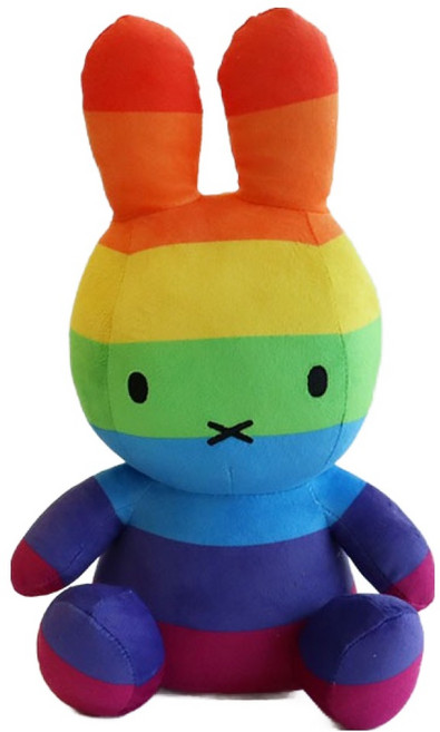 매니어리틀 미피 인형, 1개, 무지개, 30cm
