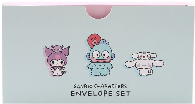 三麗鷗 橫式零用錢信封 9款 x 9入 A組, 混合色, 1套