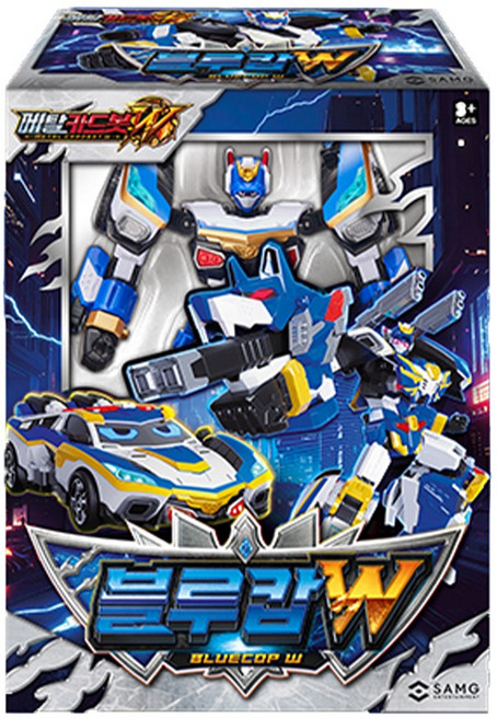 메탈카드봇 시즌3 블루캅W, 혼합색상, 1개