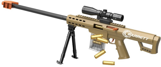 아릭스 탄피배출 소프트건 소총 BARRETT, 1개