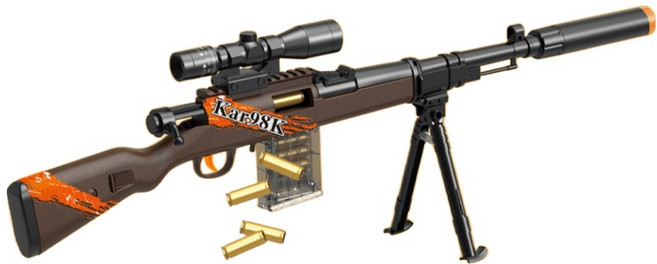 아릭스 탄피배출 소프트건 소총 Kar98K, 1개