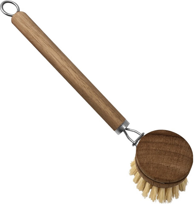 월드크린 딘우드 분리형 세척 브러쉬, 사이잘삼 월넛, 1개