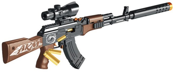 아릭스 탄피배출 소프트건 소총 AKM, 1개
