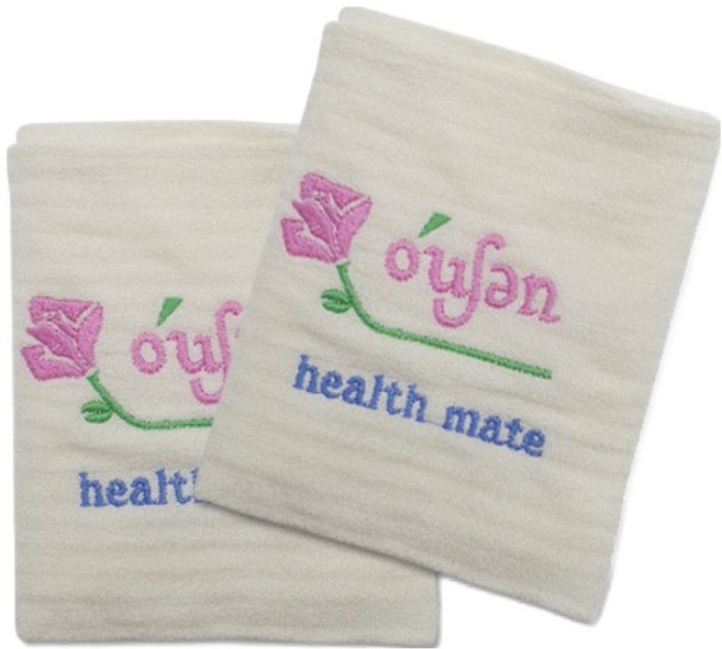 오션타올 고급 줄지 바디타올, 베이지, 2개입, 1개