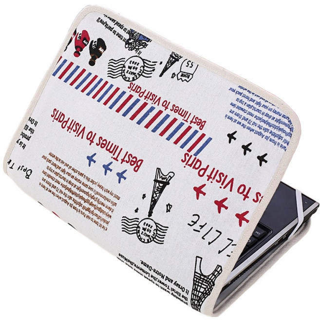 온 라이프 방열 흠집방지 노트북 태블릿 파우치, 화이트 TYPE2 13, 1개