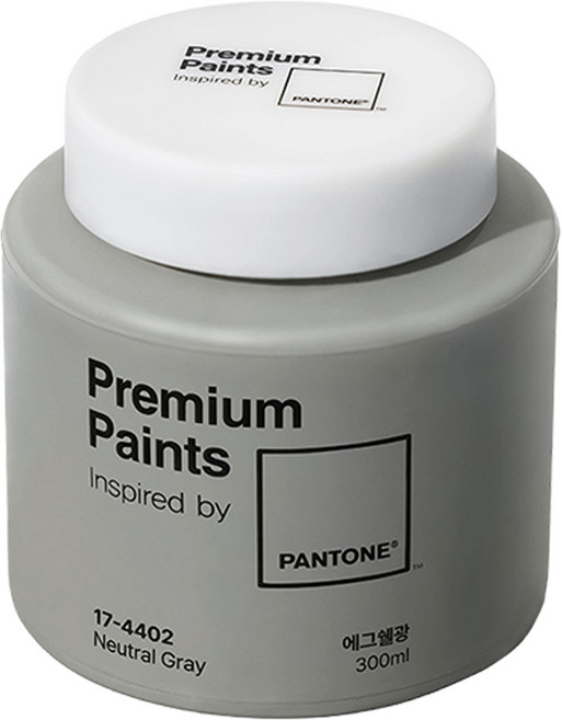 노루페인트 PANTONE 에그쉘광 페인트 17-4402, 뉴트럴 그레이, 1개, 300ml