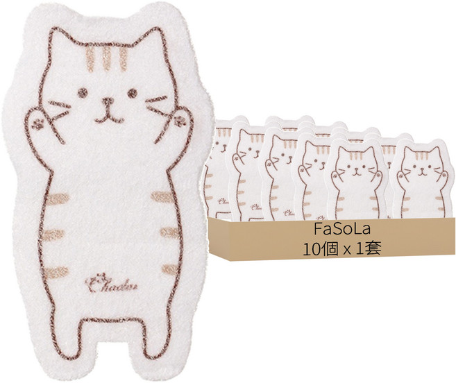 FaSoLa 多用途喵淨蘇打百潔布, 1套, 10個裝