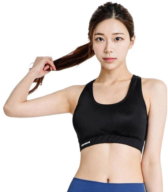 헤링본 여성용 스포츠 래쉬가드 이너 브라탑 CD200