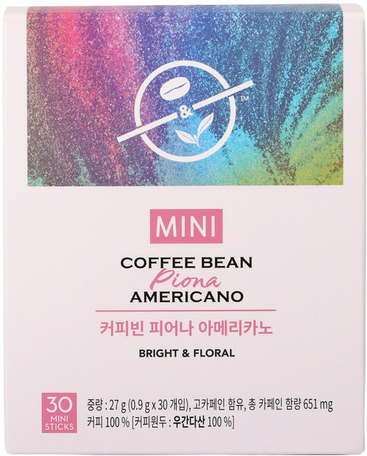 커피빈 피어나 아메리카노 원두커피믹스, 1개, 30개입, 900mg