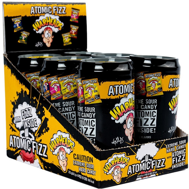 워헤즈 아토믹 피즈 캔디, 6개, 42g